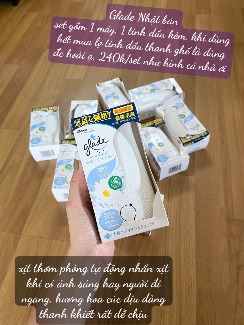 Lõi refill xịt phòng tự động Glade Nhật Bản — ảnh chính
