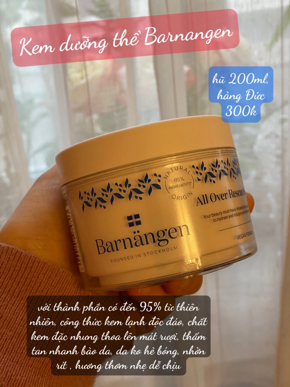 Kem dưỡng thể Barnangen 200ml — ảnh chính