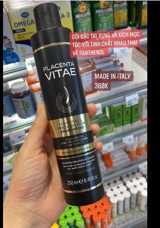 Dầu gội nhau thai đặc trị tóc rụng yếu Latvia 250ml — ảnh chính