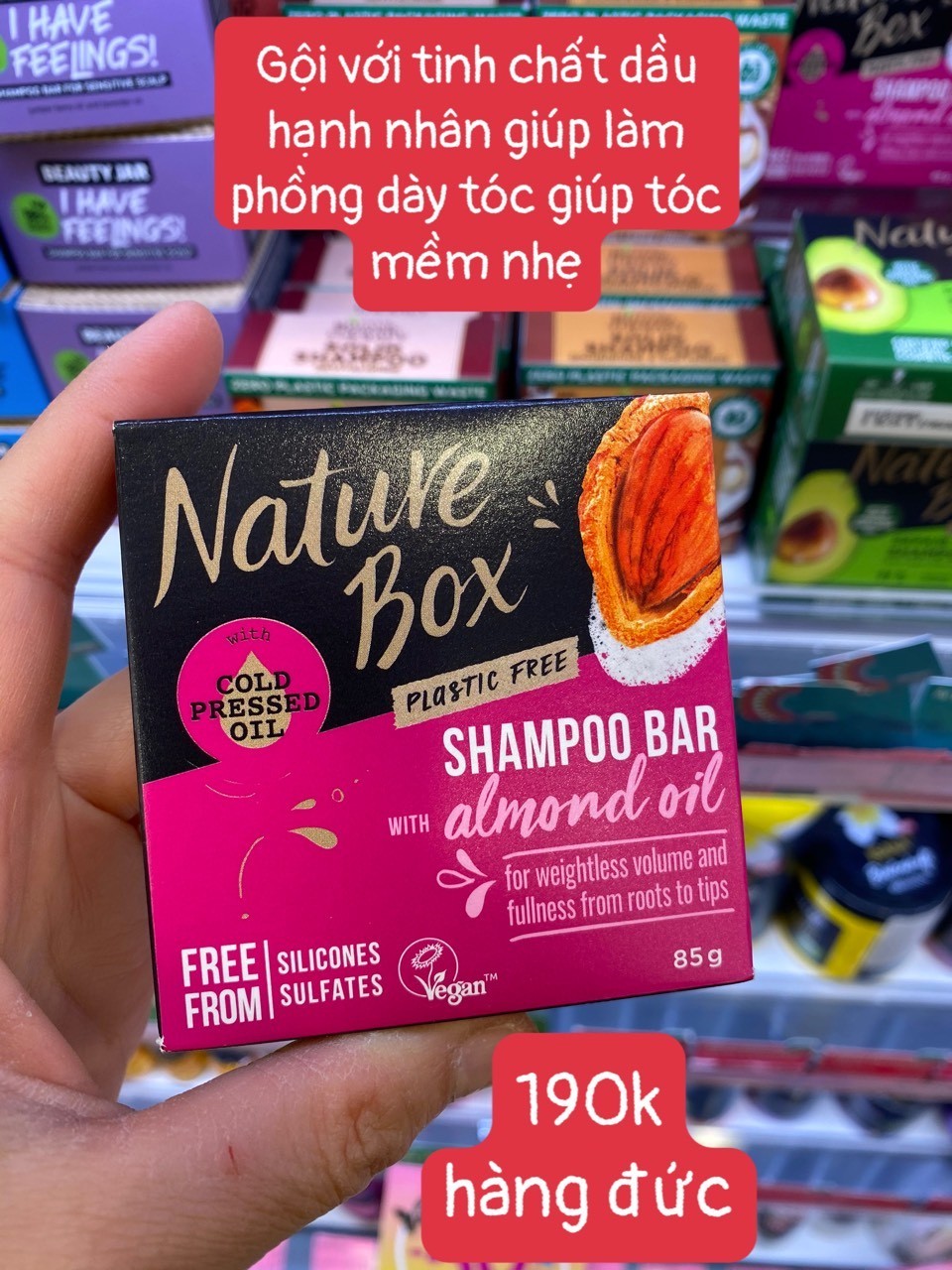 Xà bông gội đầu hàng Đức tinh dầu hạnh nhân — ảnh chính