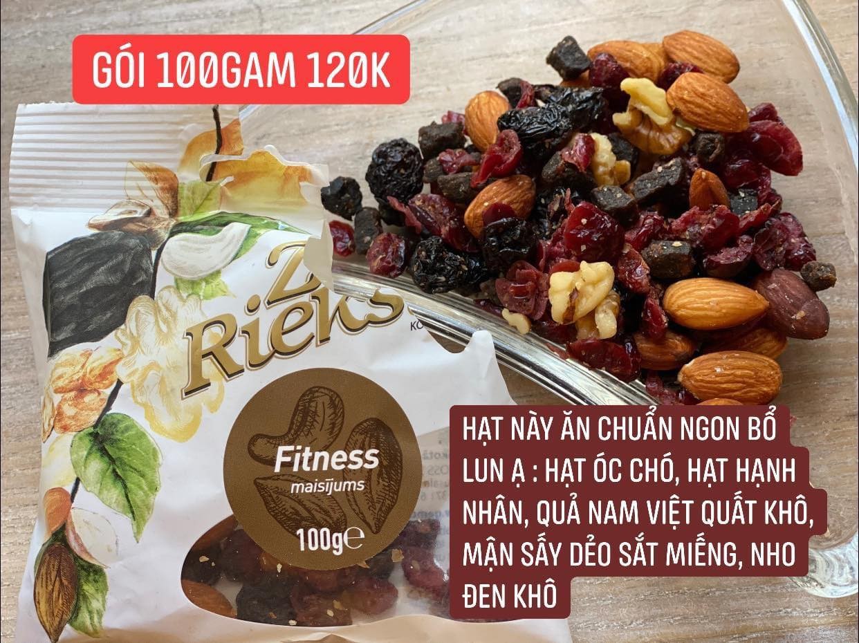 Hạt và trái cây sấy tổng hợp — ảnh chính