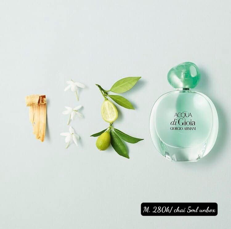 Nước hoa mini acqua di gioia EDP 5ml unbox — ảnh chính