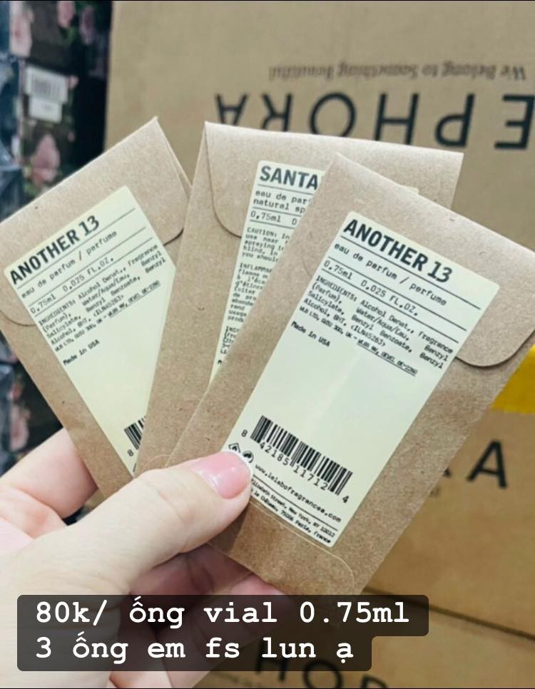 Set 10 ống vial Le Labo — ảnh chính