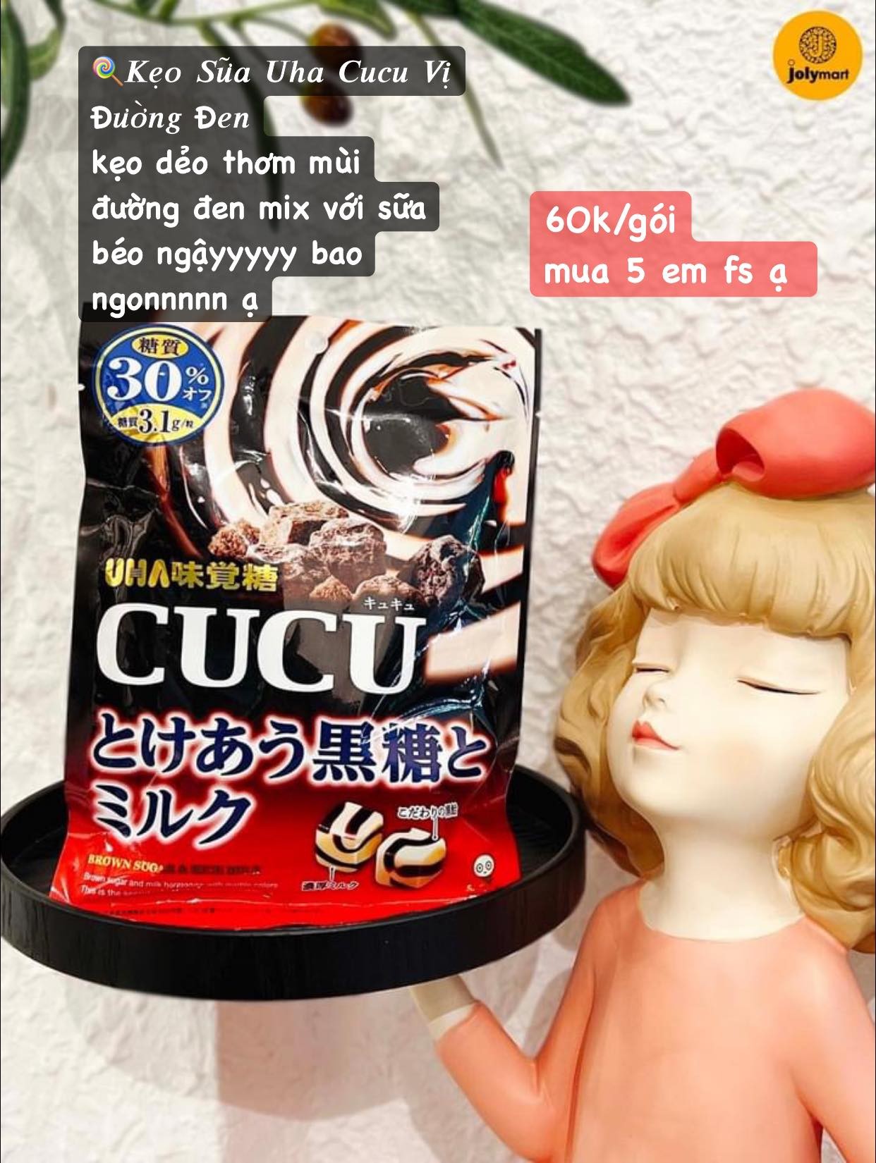 Kẹo sữa cucu vị đường đen — ảnh chính