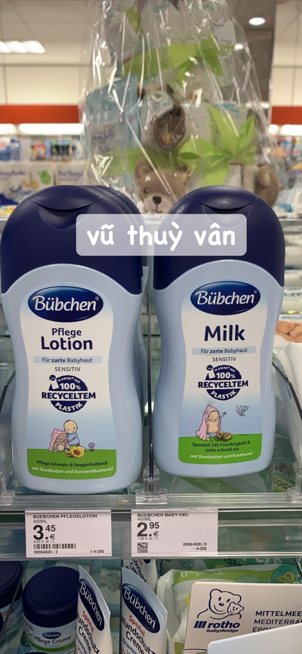Hàng order- lotion dưỡng da Budchen