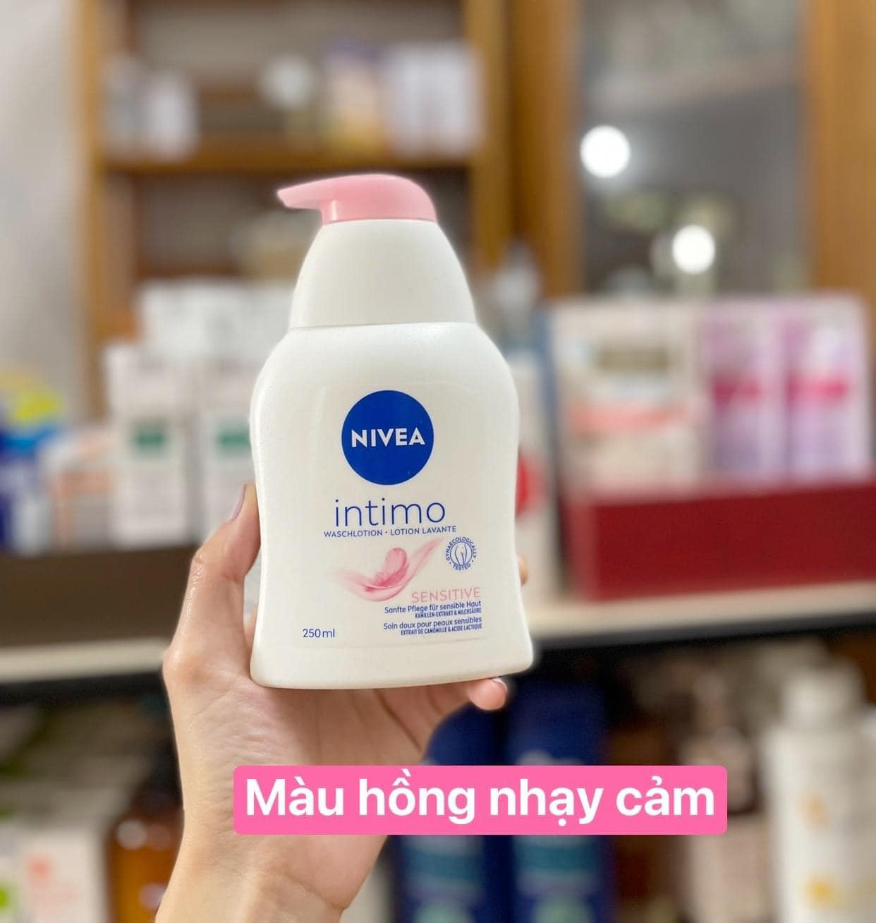 Dung dịch vệ sinh phụ nữ Nivea Đức màu hồng — ảnh chính