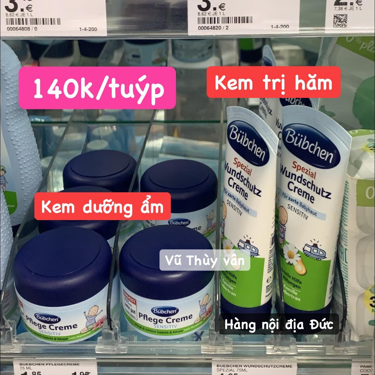 KEM TRỊ HĂM TÃ CHO BÉ BUBCHEN SPECIAL WUNDSCHUTZ CREME ( Dạng tuýp ) — ảnh chính
