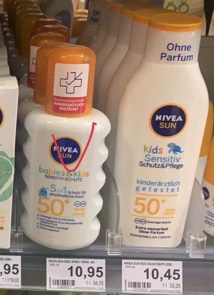 Hàng order-Kem chống nắng Nivea babies & kids — ảnh chính