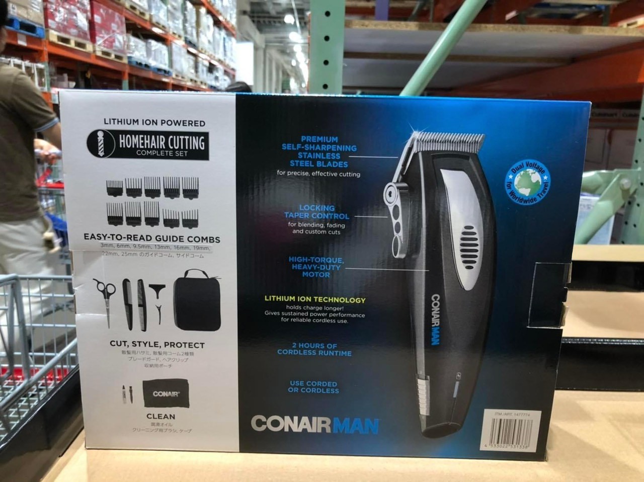 Hàng order-Bộ dụng cụ cắt tóc ConairMan — ảnh chính