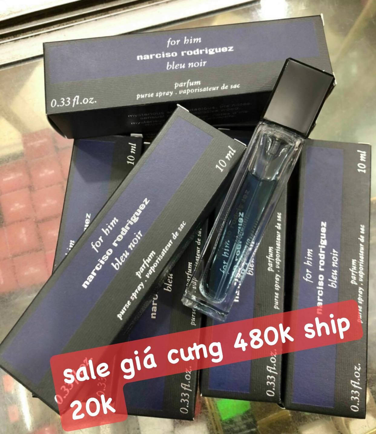 Nước hoa nam Narciso Bleu Noir for him Edp 1Oml — ảnh chính