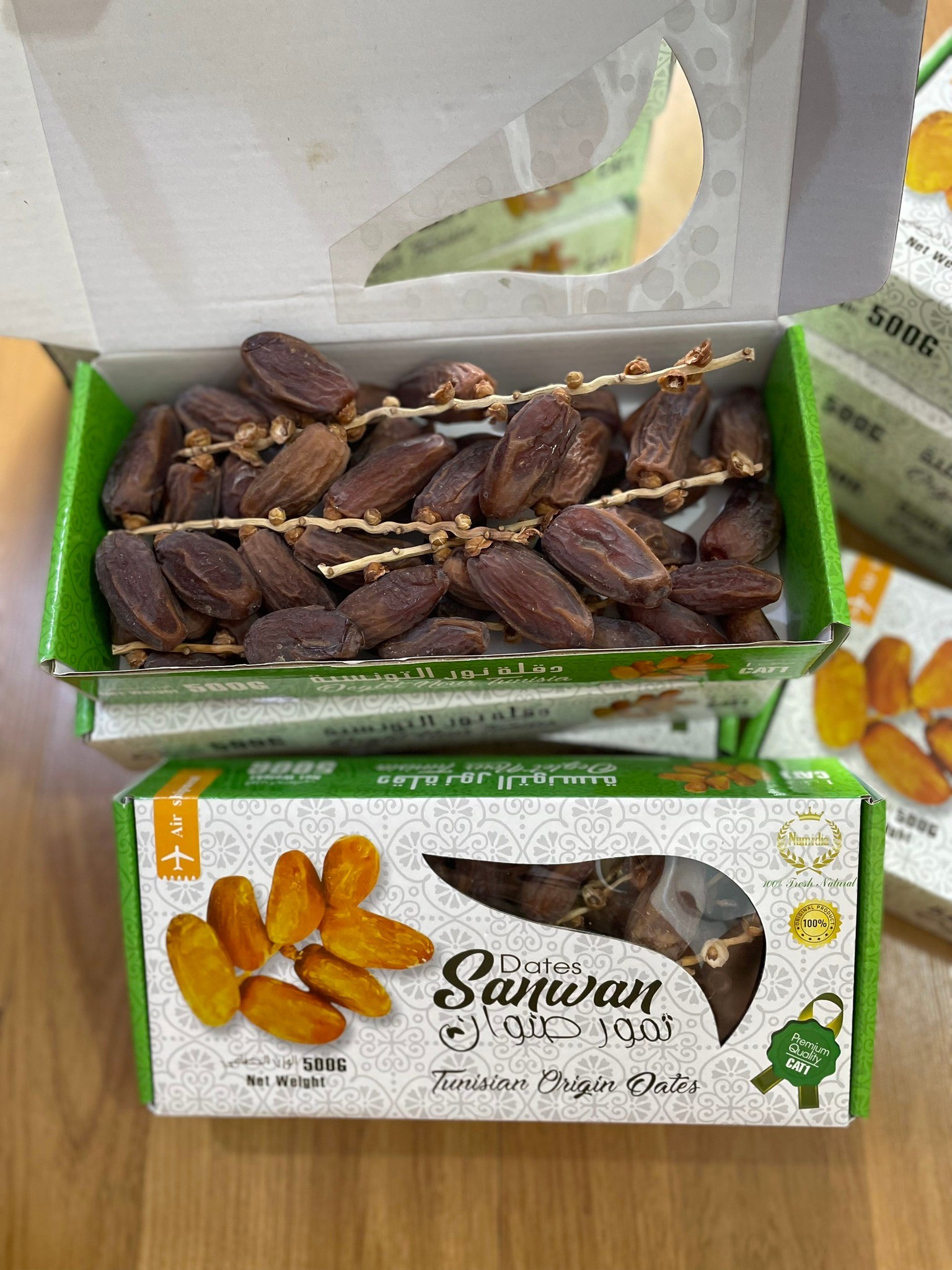 Chà là sấy dẻo nguyên cành Sanwan, Tunisian ( chà là Thổ Nhĩ Kì ) 500 gam — ảnh chính