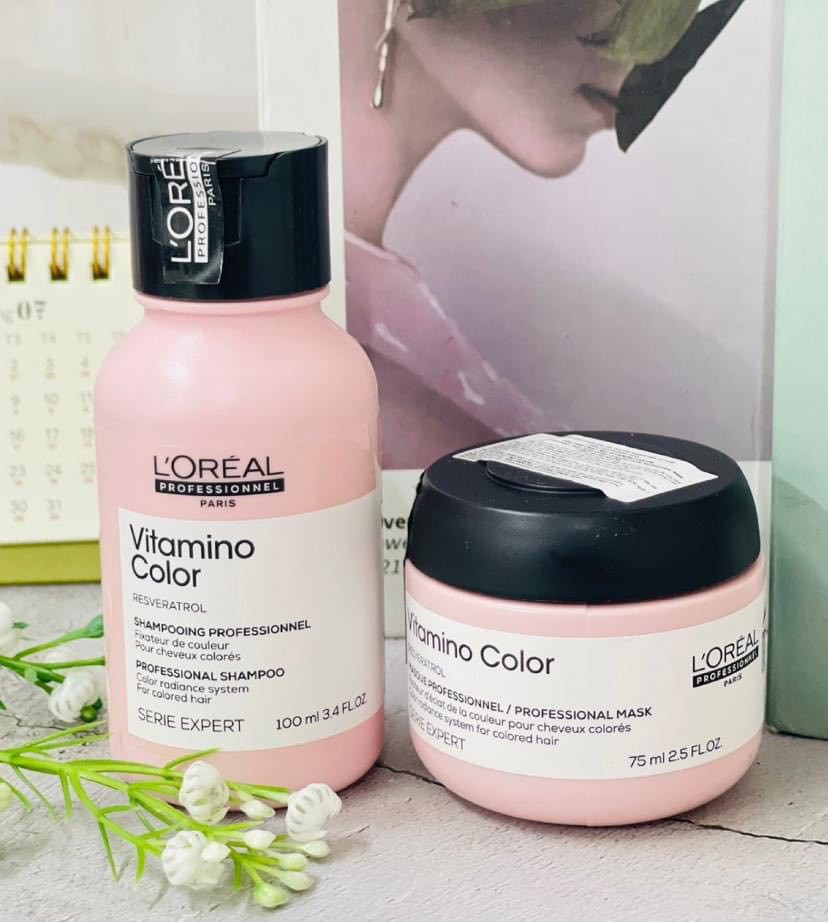 Set gội + ủ tóc Loreal Vitamino Color — ảnh chính