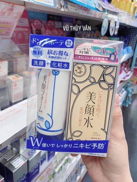 Set nước hoa hồng và sữa rửa mặt Meishoku — ảnh chính