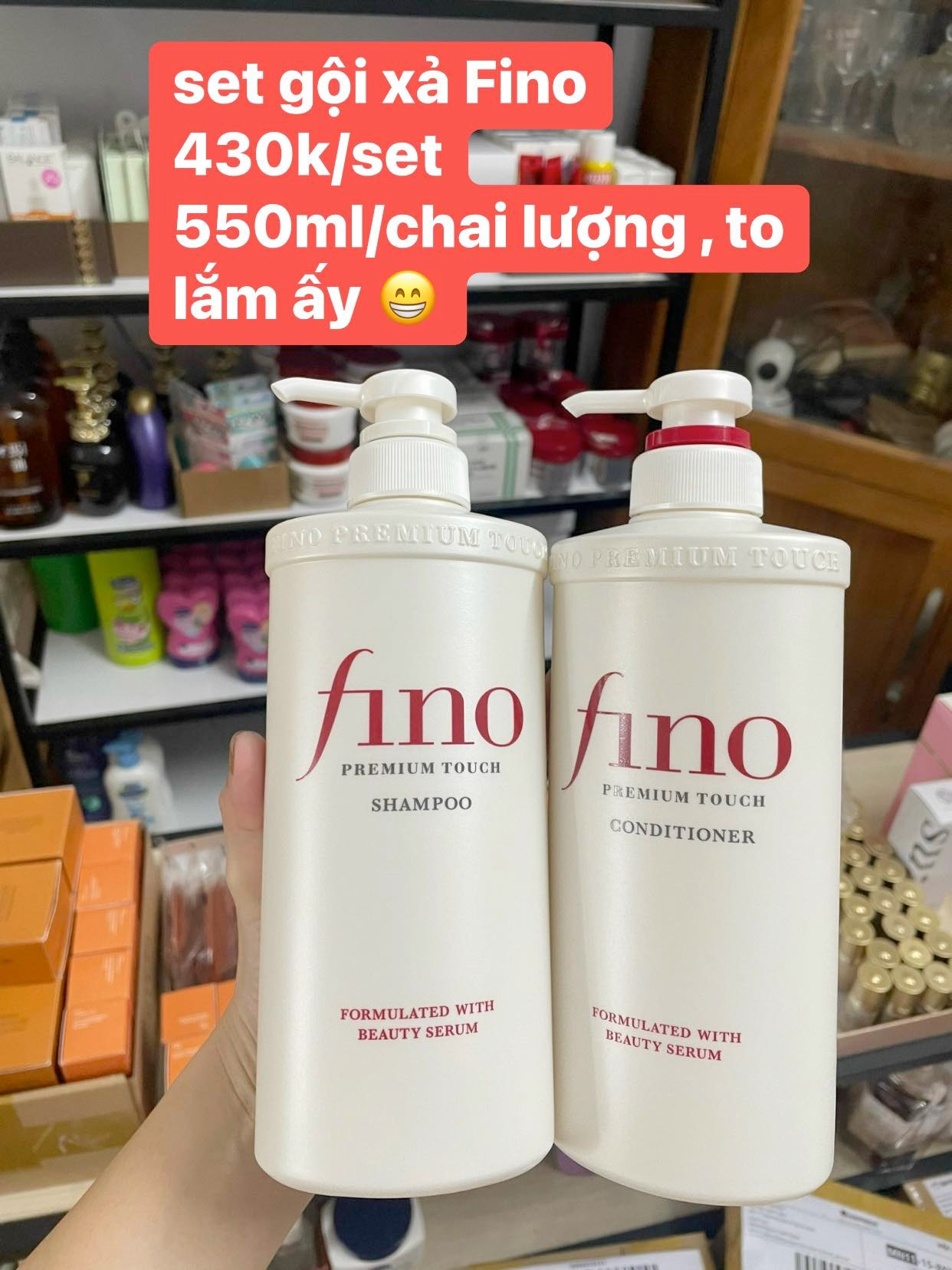 Bộ gội xả Fino — ảnh chính