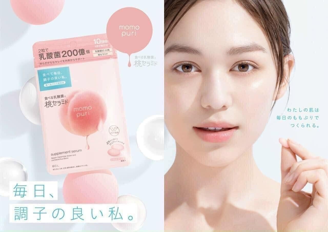 Viên uống cấp ẩm Momopuri — ảnh chính