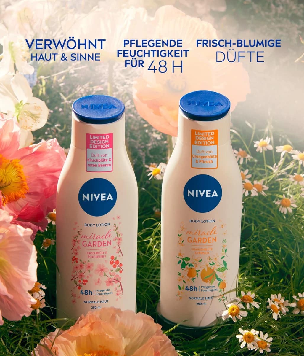 Lotion dưỡng thể Nivea phiên bản giới hạn Miracle Garden, Đức — ảnh chính
