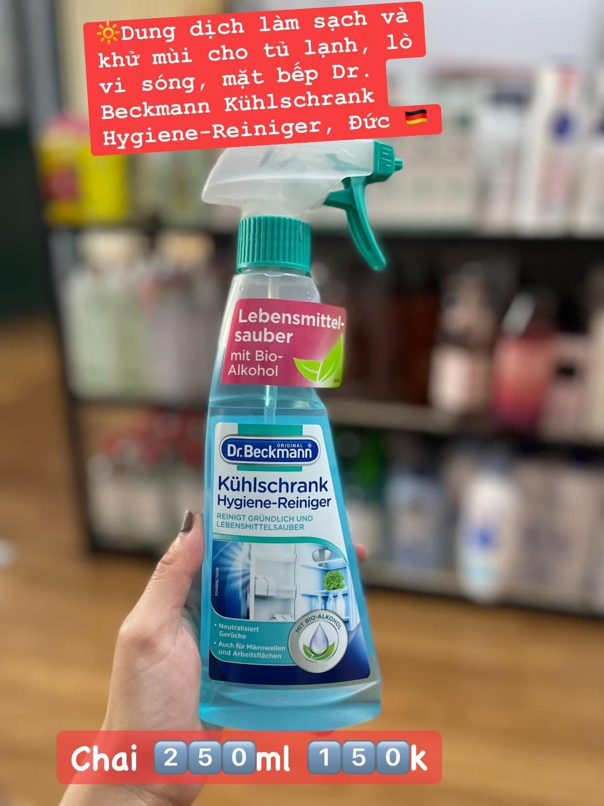 Xịt vệ sinh tủ lạnh DR BECKMANN — ảnh chính