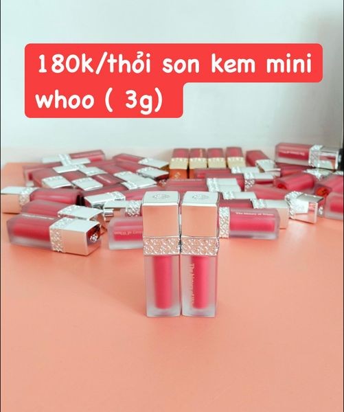 Son kem whoo mini màu Hồng đào 18 — ảnh chính