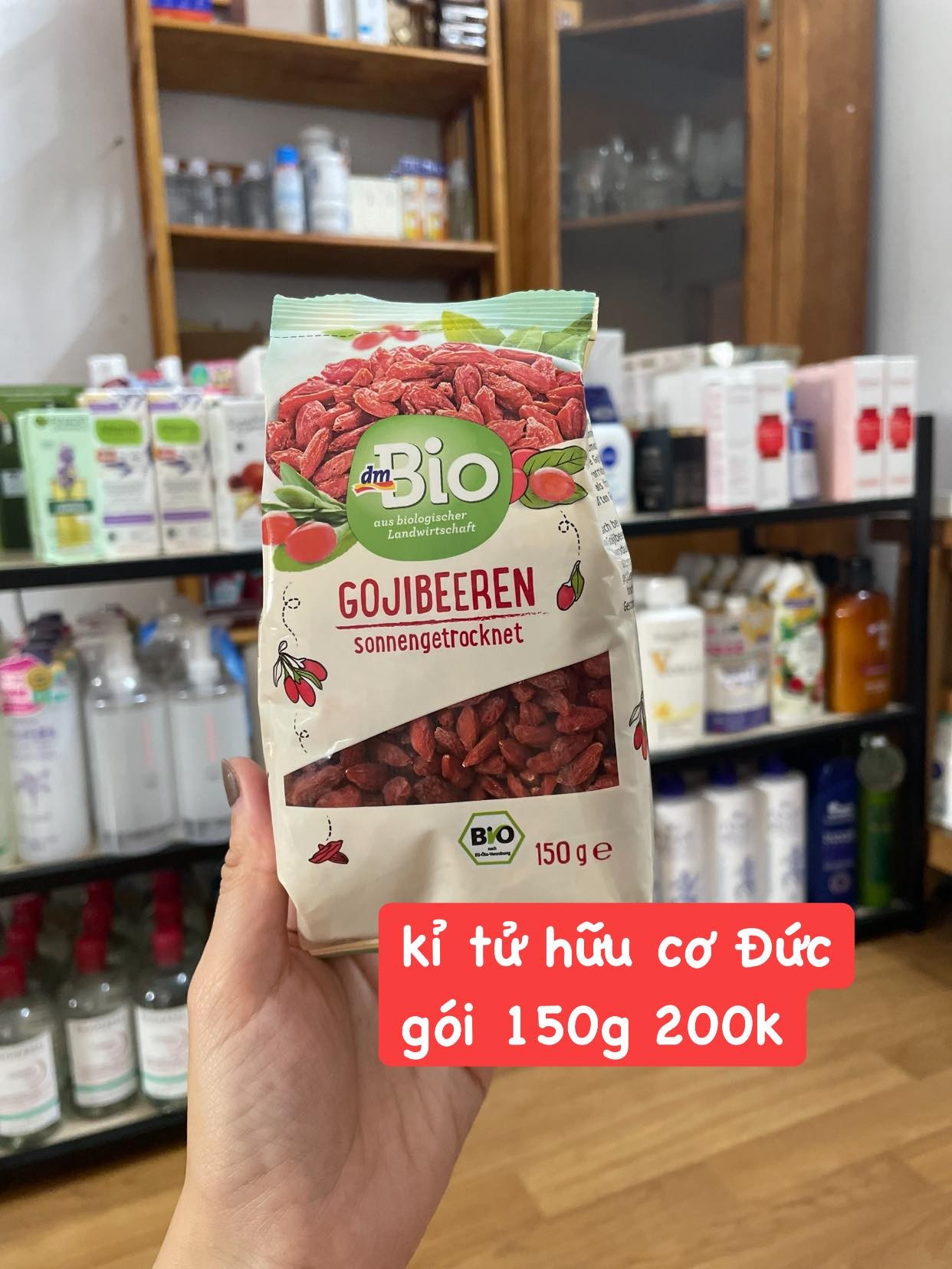 Kỉ tử hữu cơ Đức gói 150g — ảnh chính