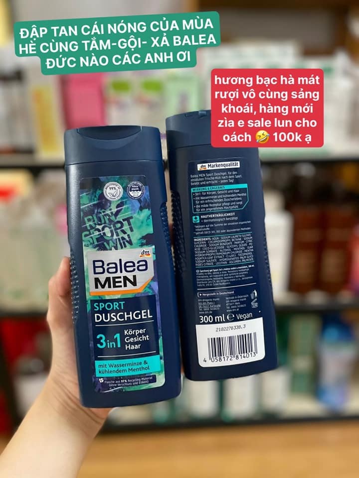 Sữa tắm Balea Men 300ml — ảnh chính