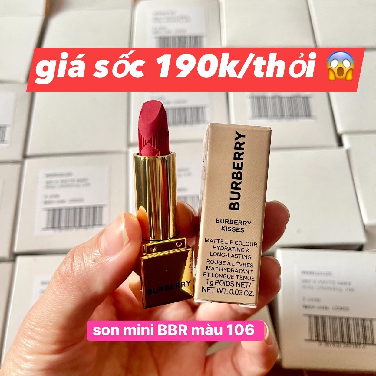 Son Burberry Màu 106 The Red — ảnh chính