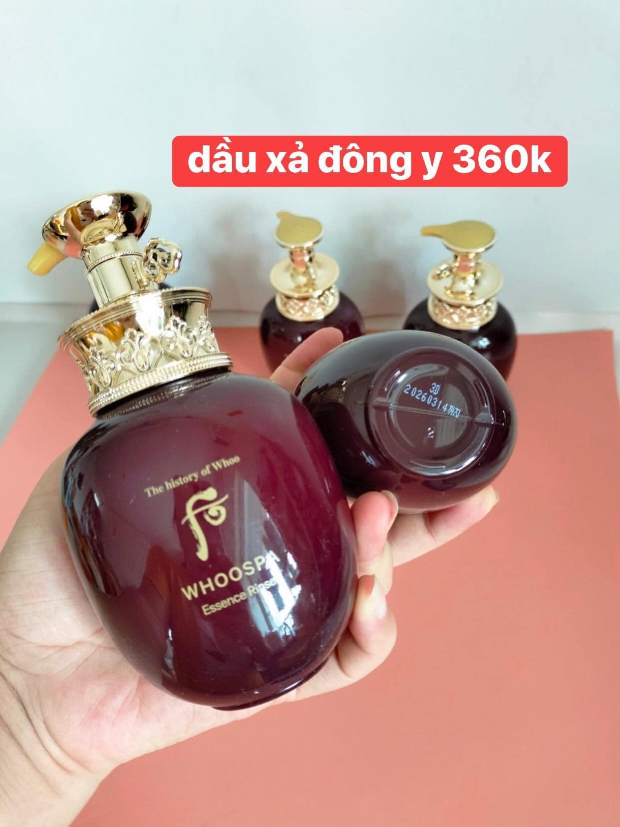 Dầu xả Whoo Spa Essence Rinse 220ml — ảnh chính