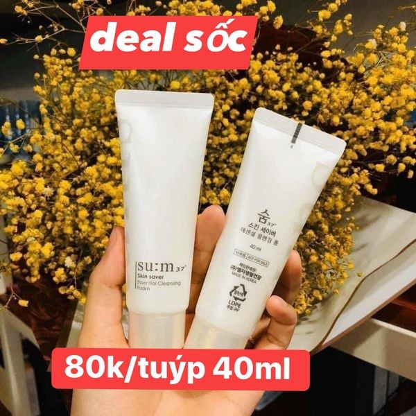 Sữa rửa mặt trắng da S:um 37 Whipping Deep Cleansing Foam — ảnh chính
