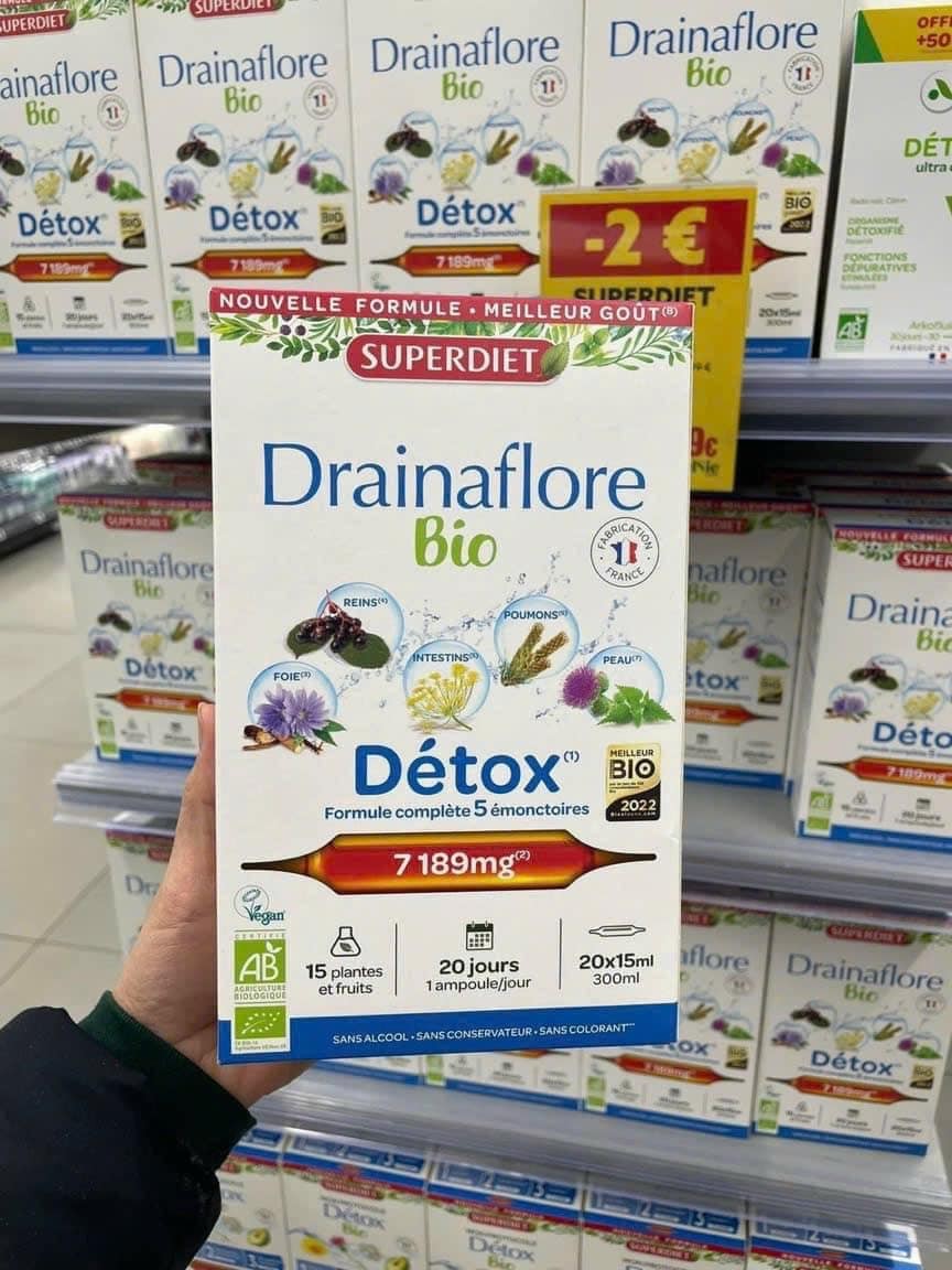 Nước uống thải độc hữu cơ 5in1 Drainaflore Bio — ảnh chính