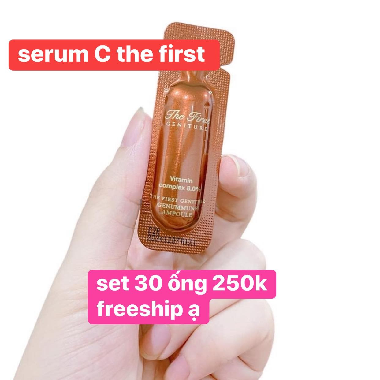 Bộ 30 ống serum C The First — ảnh chính