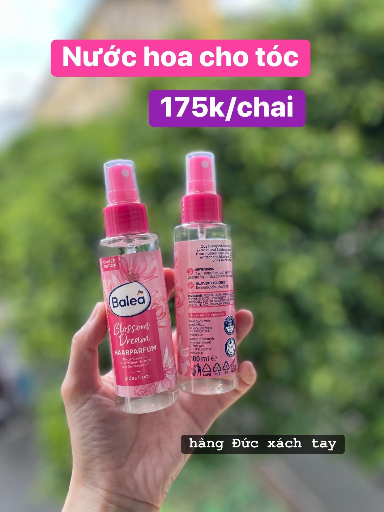 Nước hoa dưỡng tóc Balea — ảnh chính