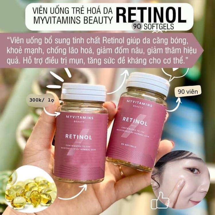 Viên uống My vitamins beauty retinol 90 viên — ảnh chính