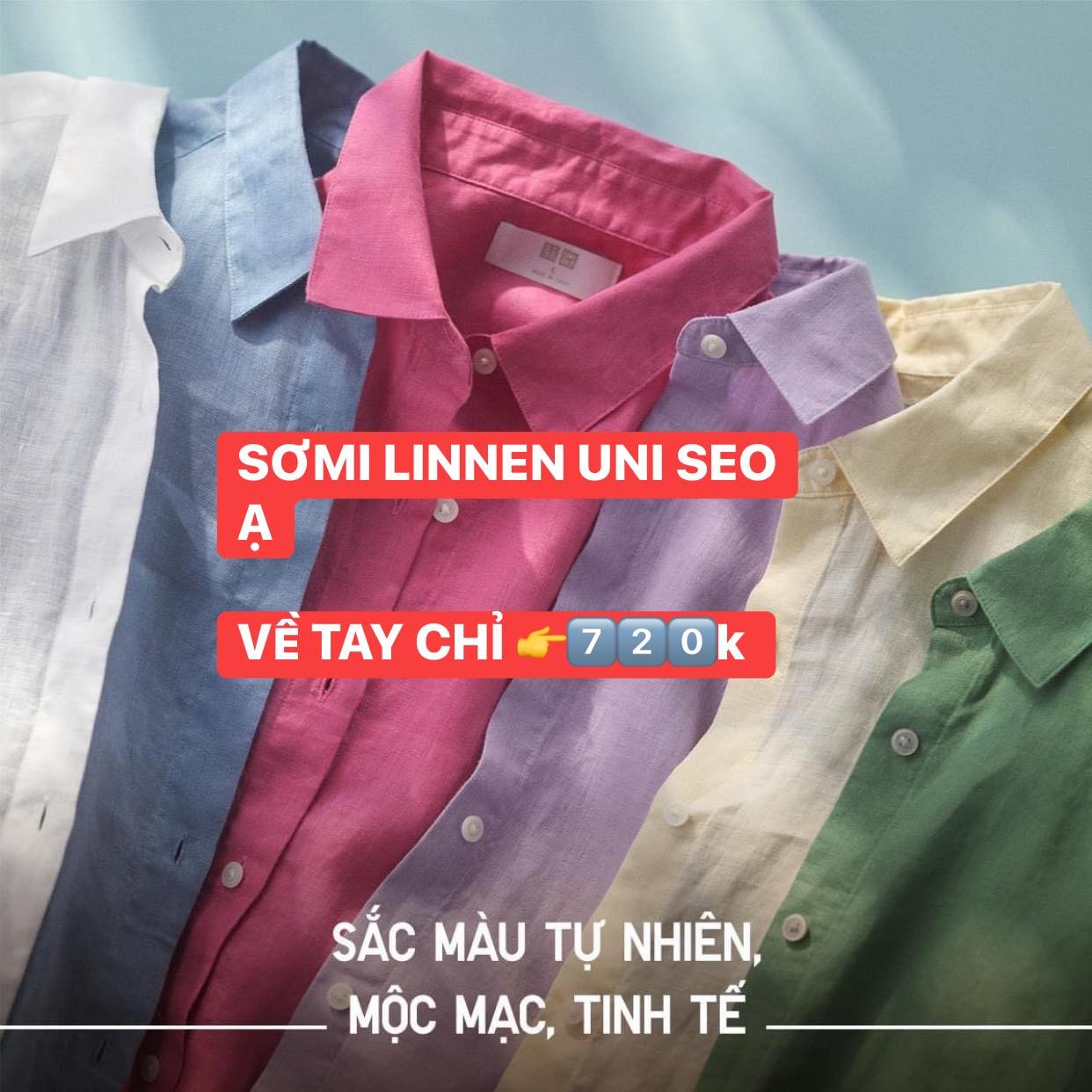 Gom order-Áo sơ mi linen — ảnh chính