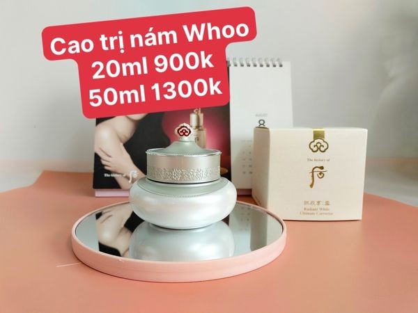 Cao đặc trị nám Whoo Radiant White Ultimate Corrector set 30 vỉ — ảnh chính