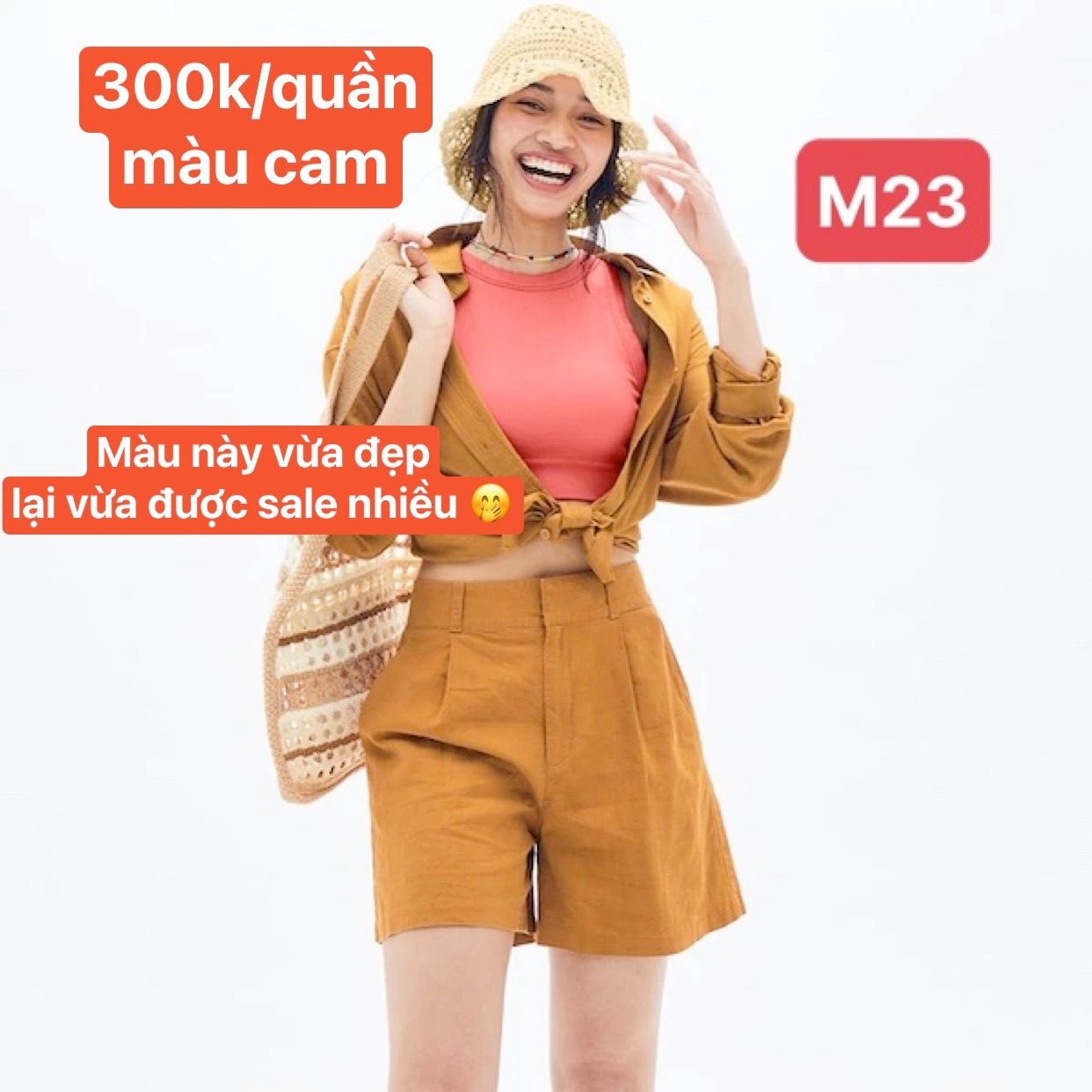 Quần đũi Gu màu cam — ảnh chính
