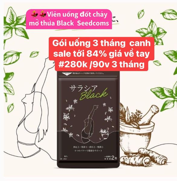 Viên đốt cháy mỡ thừa Seedcoms gói 90 viên — ảnh chính