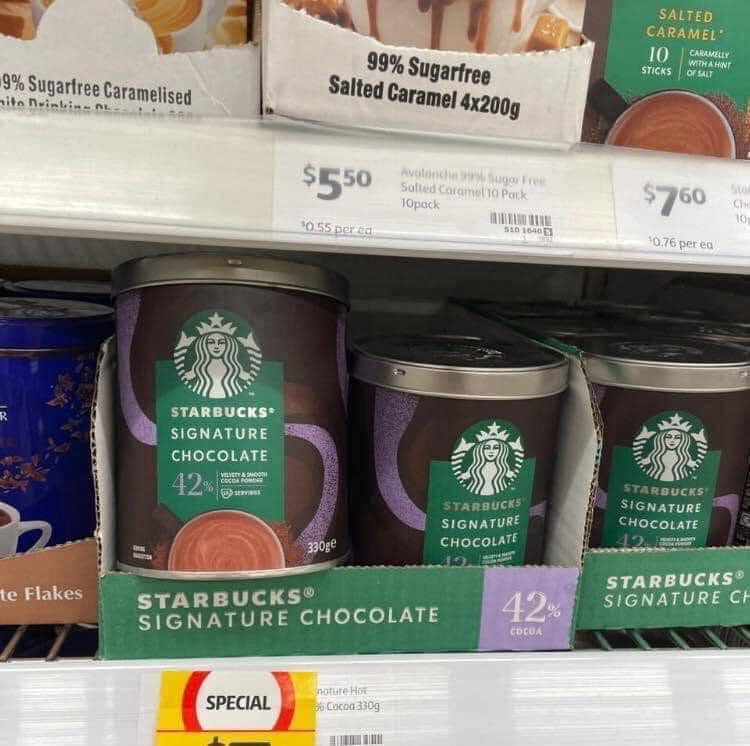 Bột Cacao StarBuck Signature chocolate 330g