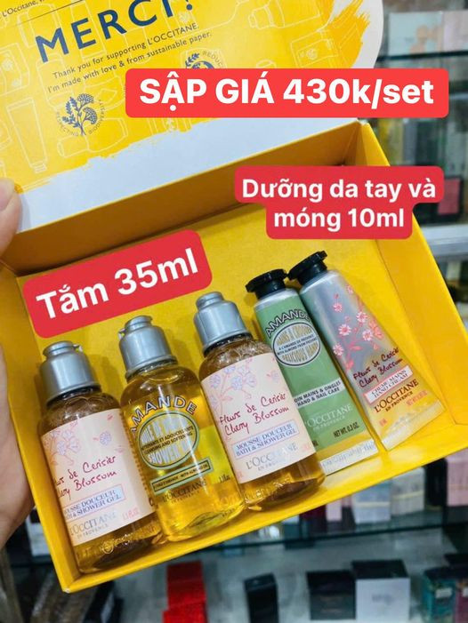 Set kem dưỡng tay và sữa tắm Loccitane — ảnh chính