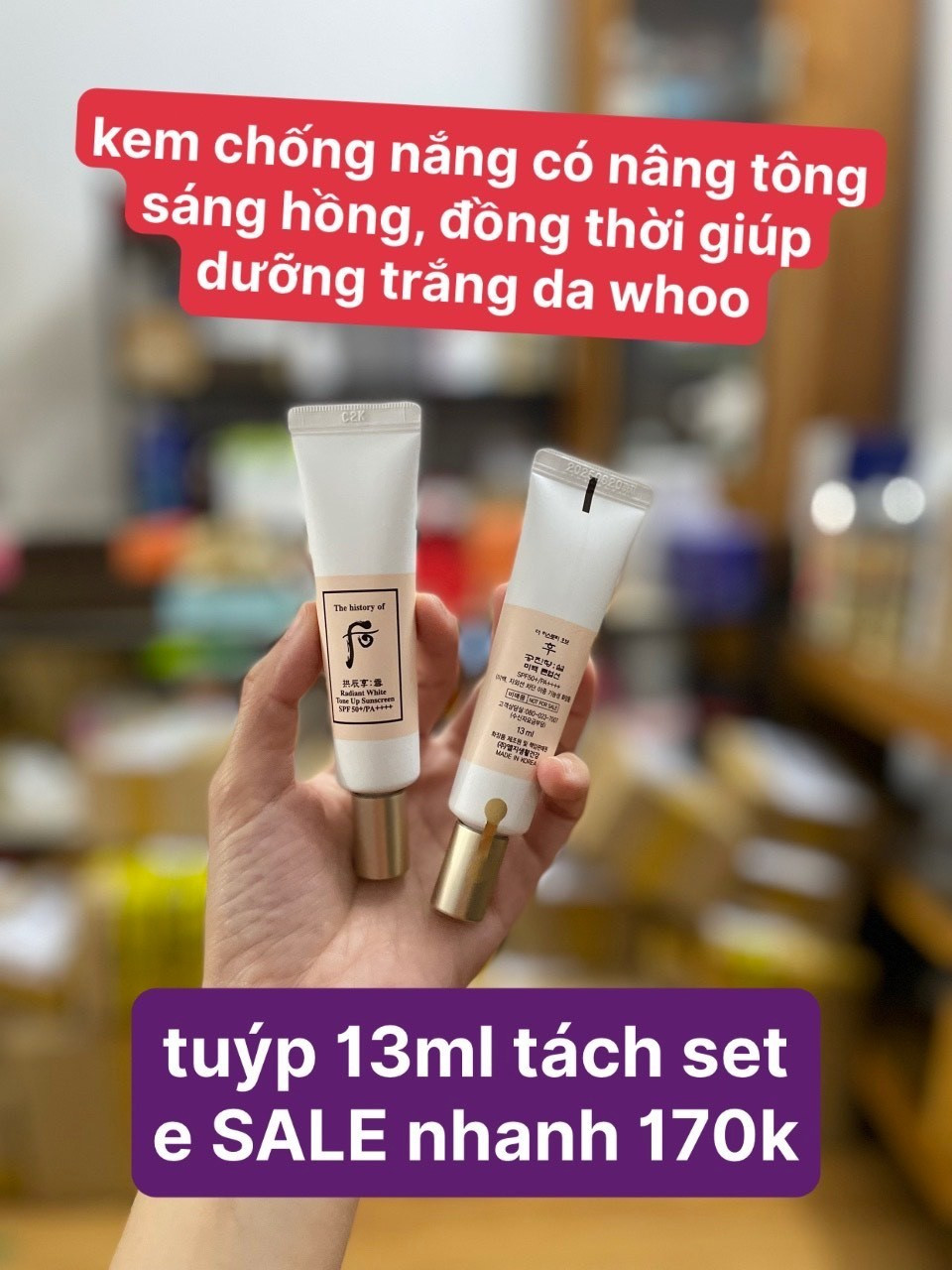 Kem chống nắng nâng tone The History of Whoo — ảnh chính