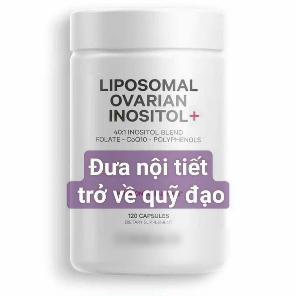 Viên uống nội tiết tố nữ Liposoman Ovarian Inositol 120 viên — ảnh chính