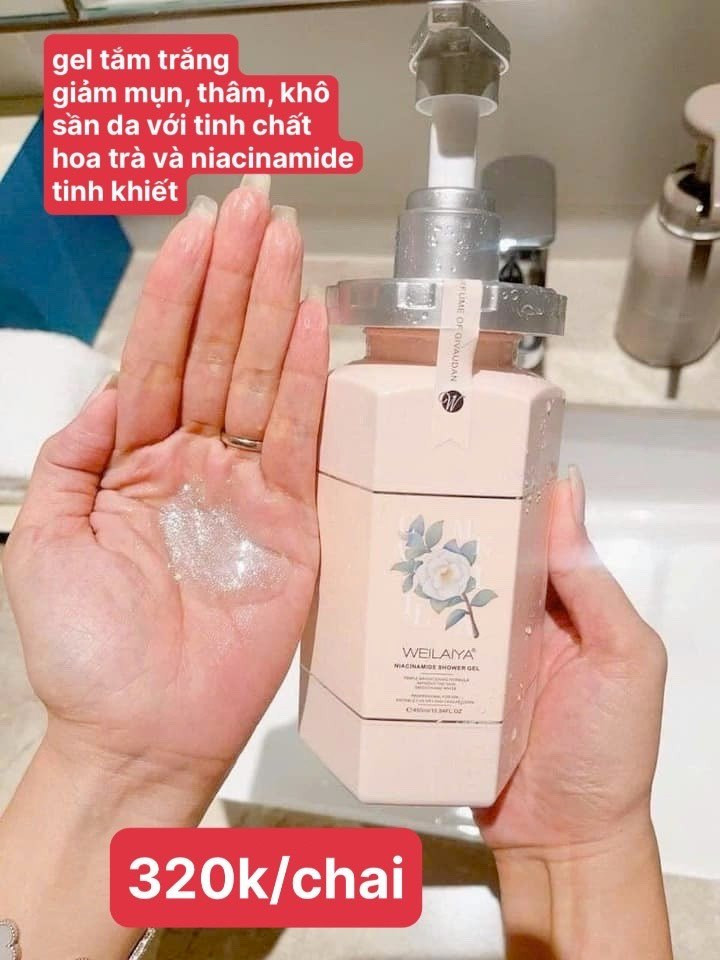 Sữa tắm Weilaiya Niacinamide