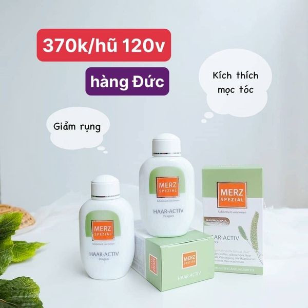 Viên uống kích thích mọc tóc,giảm rụng Merz Spezial 120 viên — ảnh chính