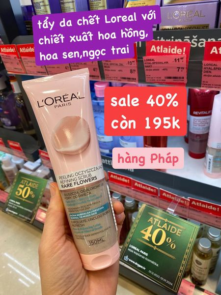 LAT-Tẩy da chết Loreal Rare Flowers Refining Scrub — ảnh chính