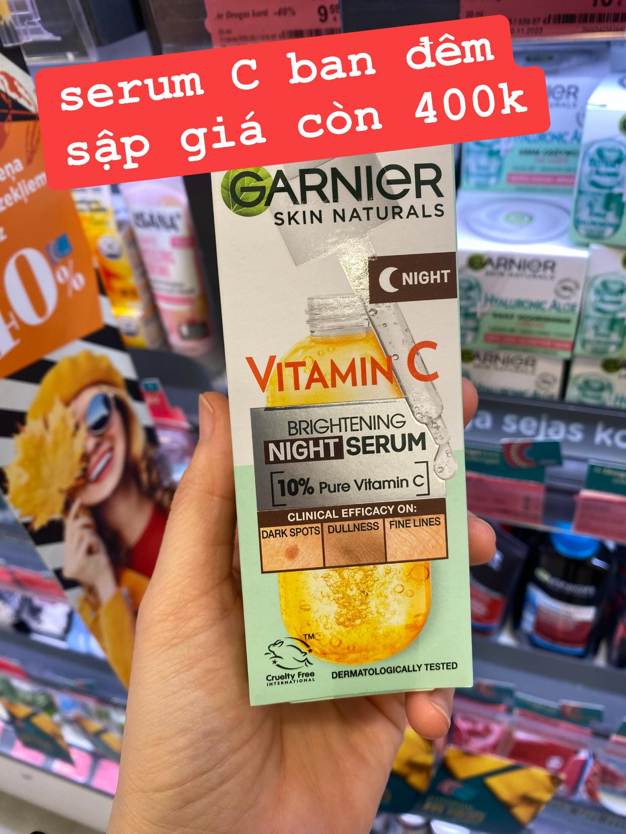 LAT-Serum C Garnier dùng ban đêm — ảnh chính