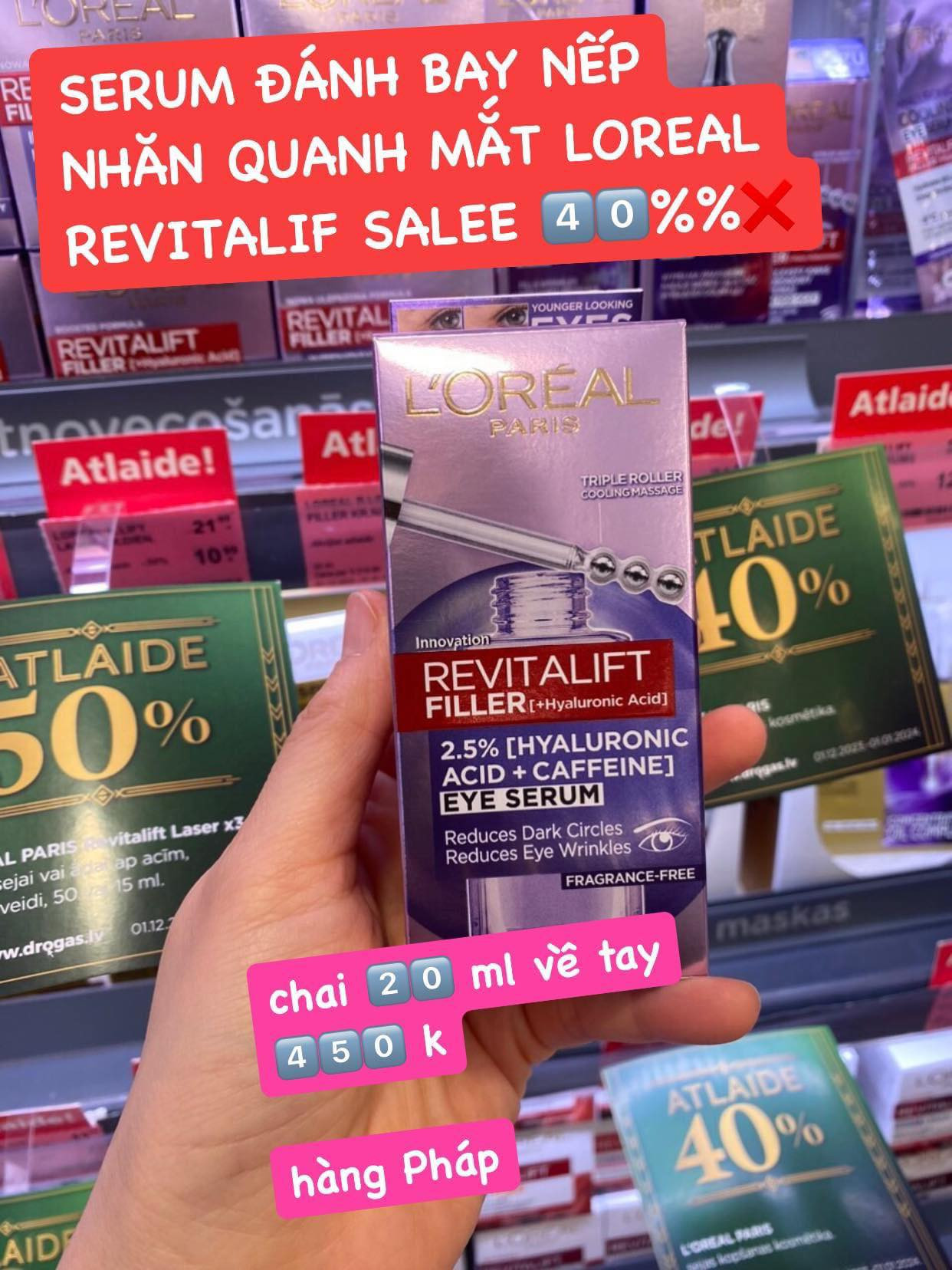 Loreal serum chống nhăn mắt — ảnh chính