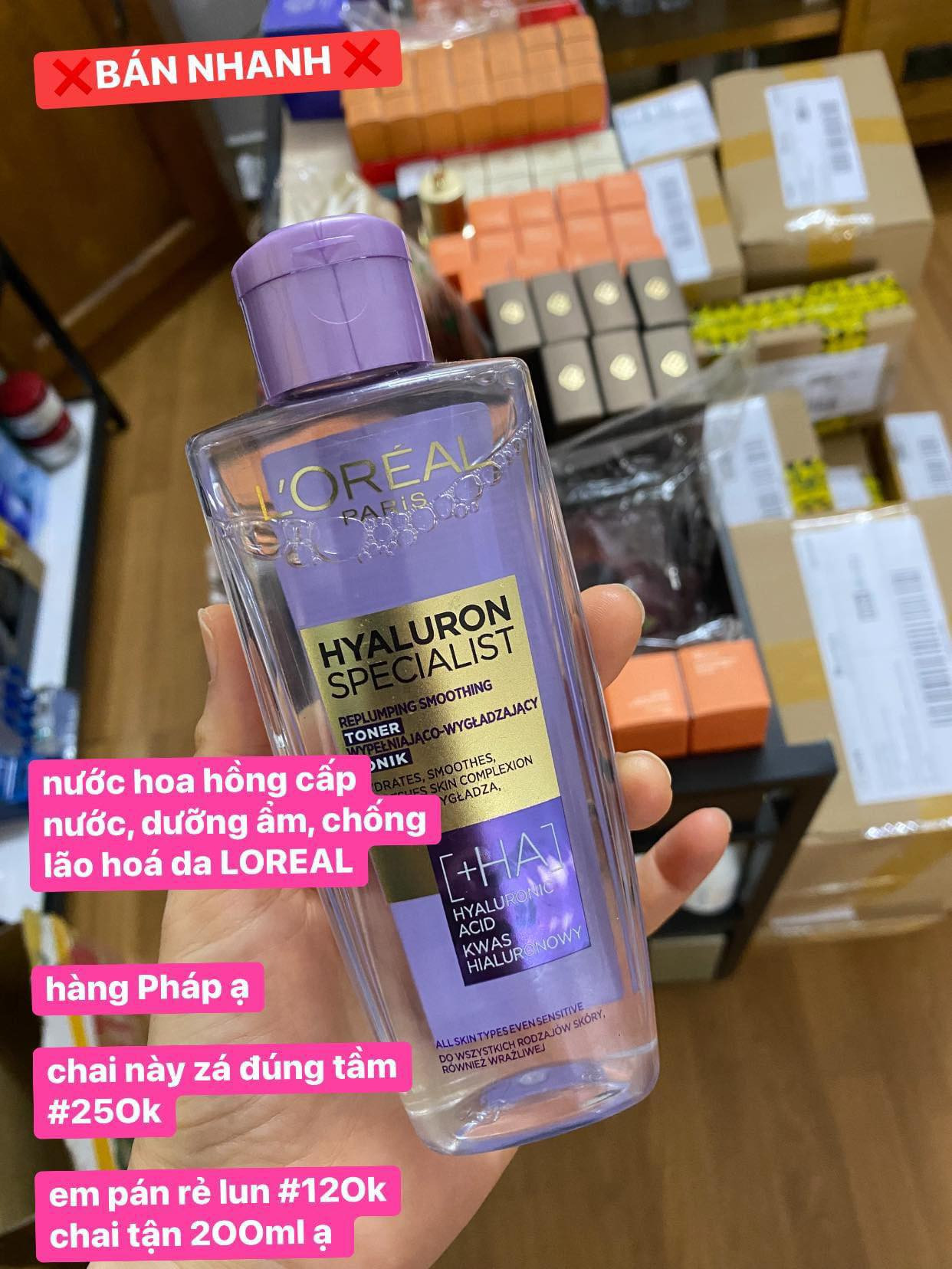Toner Loreal cấp nước 200ml — ảnh chính