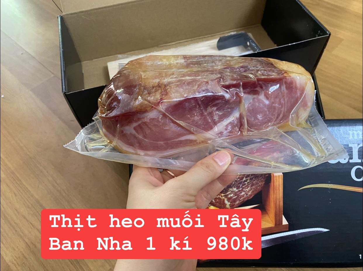 Đùi heo muối Tây Ban Nha hộp 1 kg