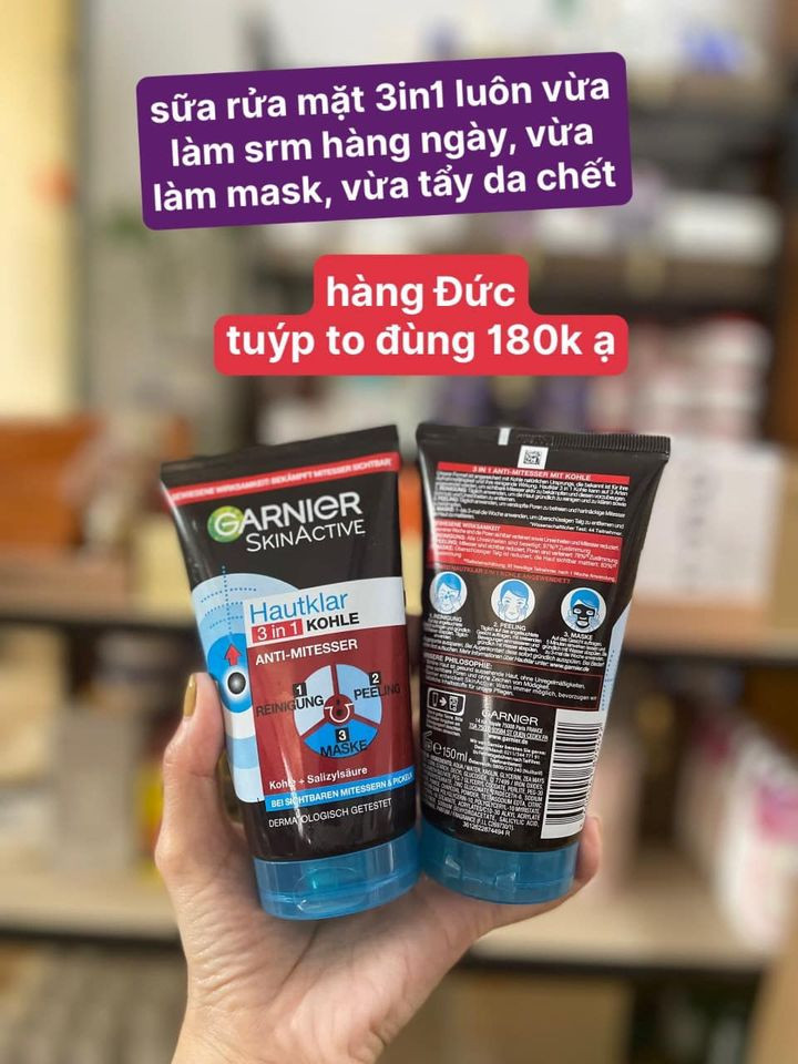 Sữa rửa mặt 3 in 1 Garnier Skinactive — ảnh chính