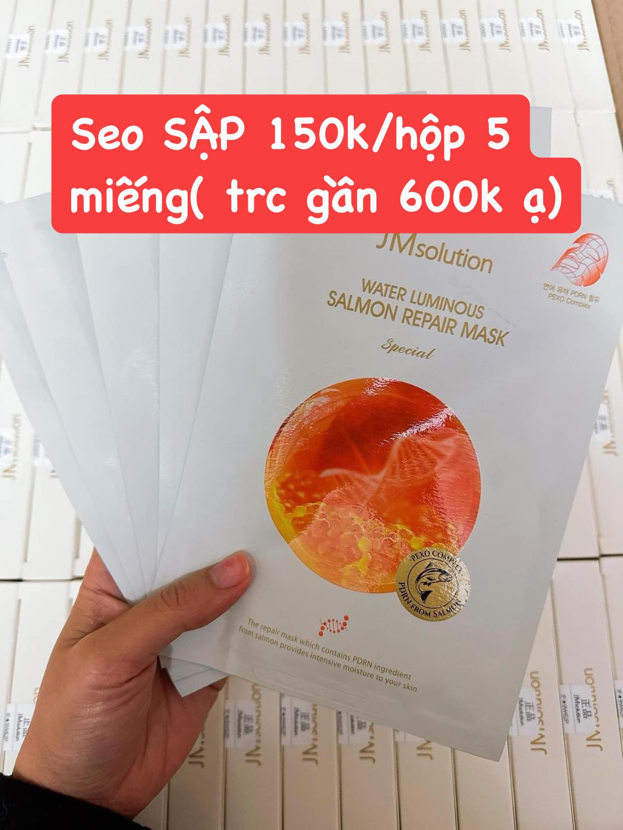 Mặt nạ cá hội JM solution — ảnh chính