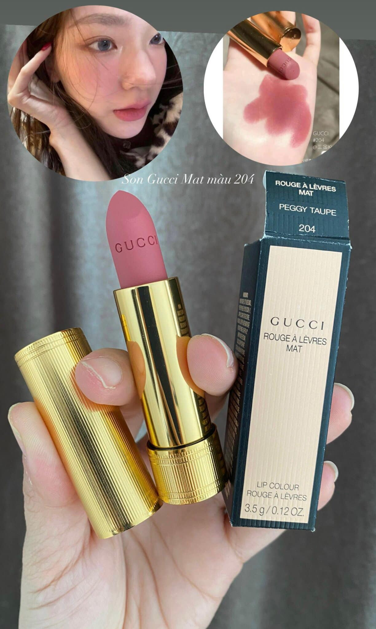 Son Gucci màu 204 peggy taupe — ảnh chính