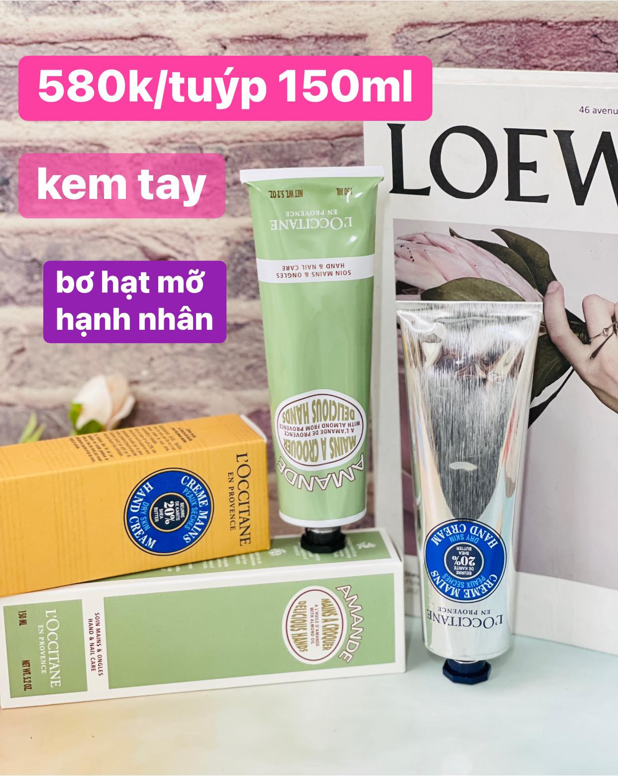 Kem tay L'Occitane Shea Butter loại 20% tuýp 150ml — ảnh chính